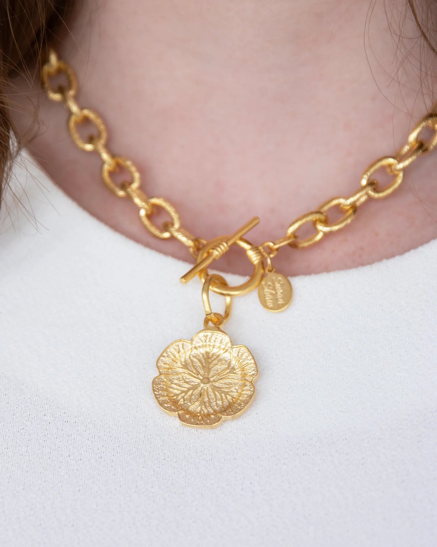 Cabbage Toggle Necklace