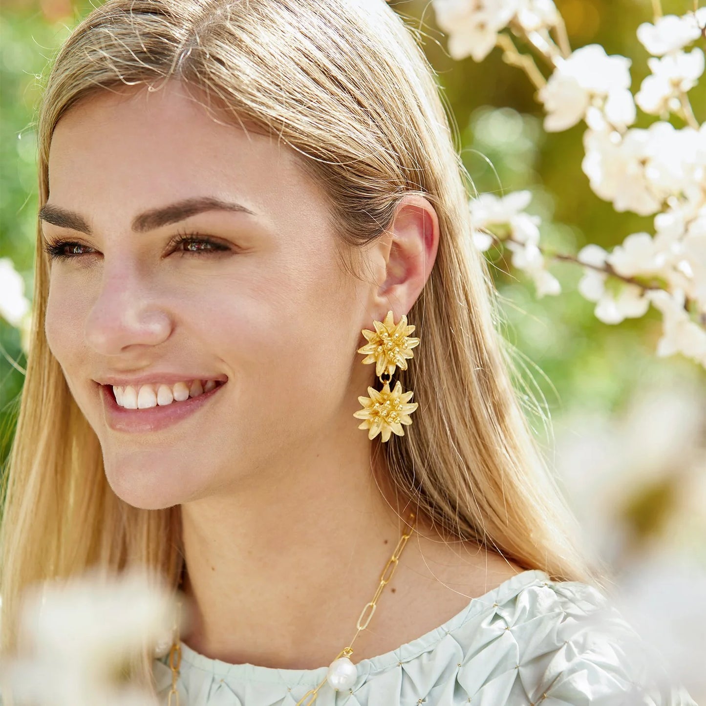 Water Lily Tier Earring