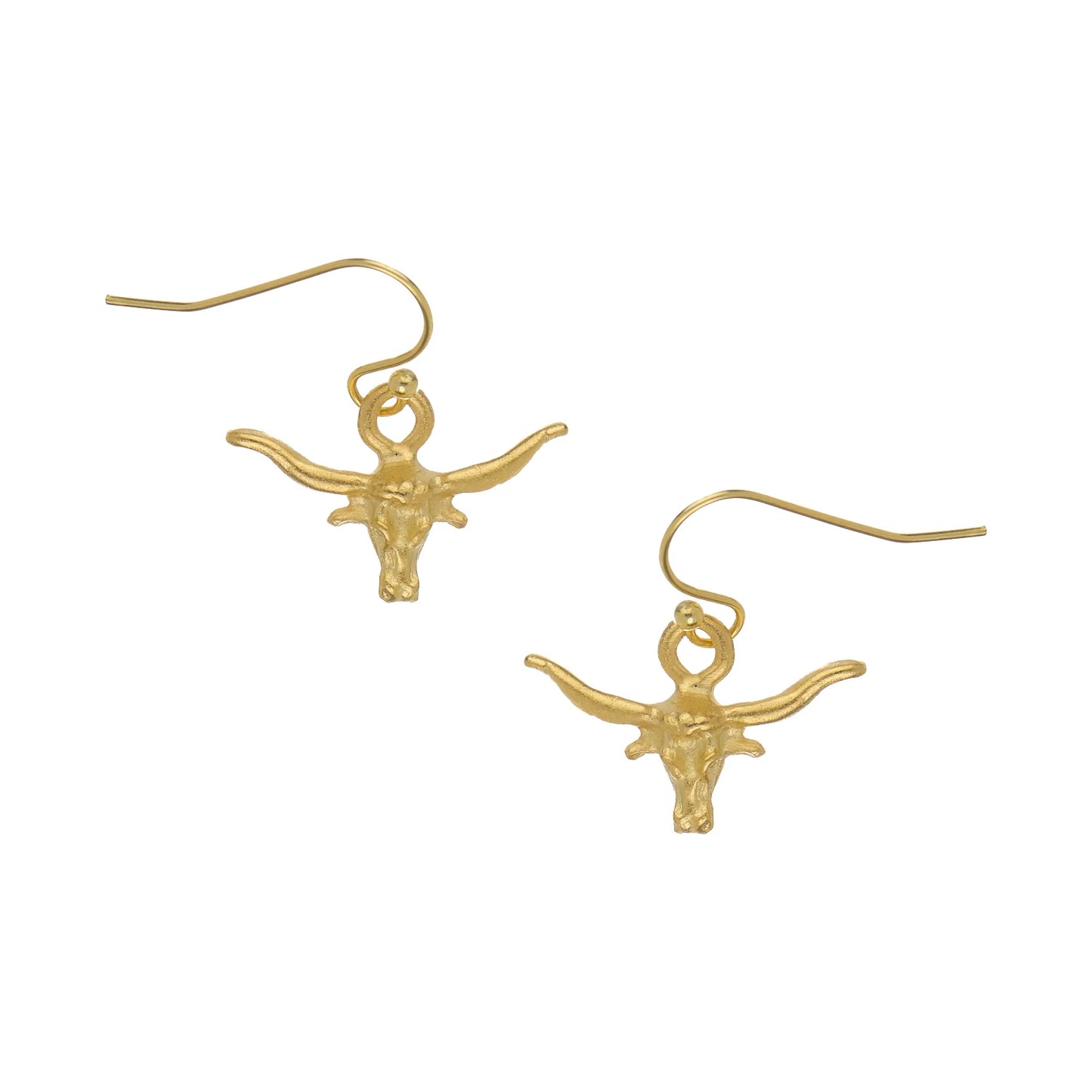 Mini Longhorn Drop Earrings