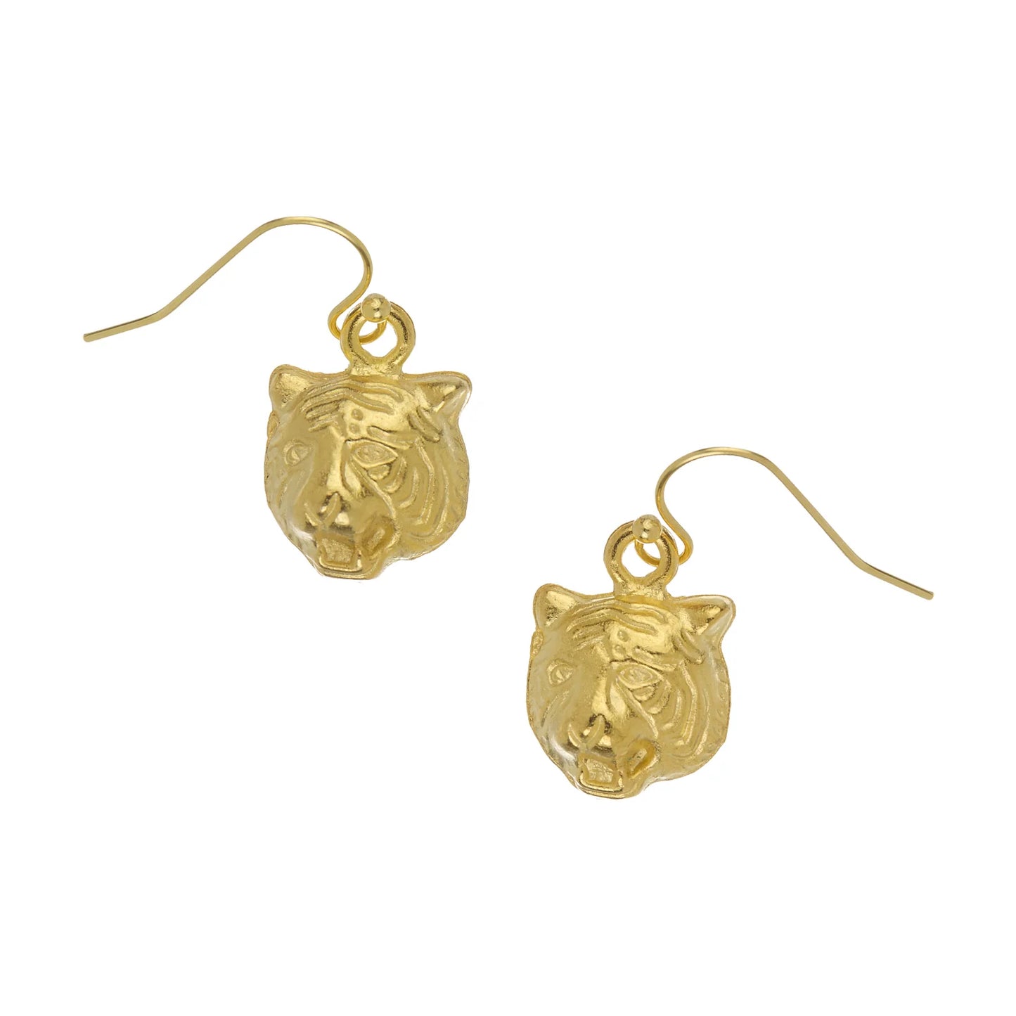 Mini Tiger Head Earrings