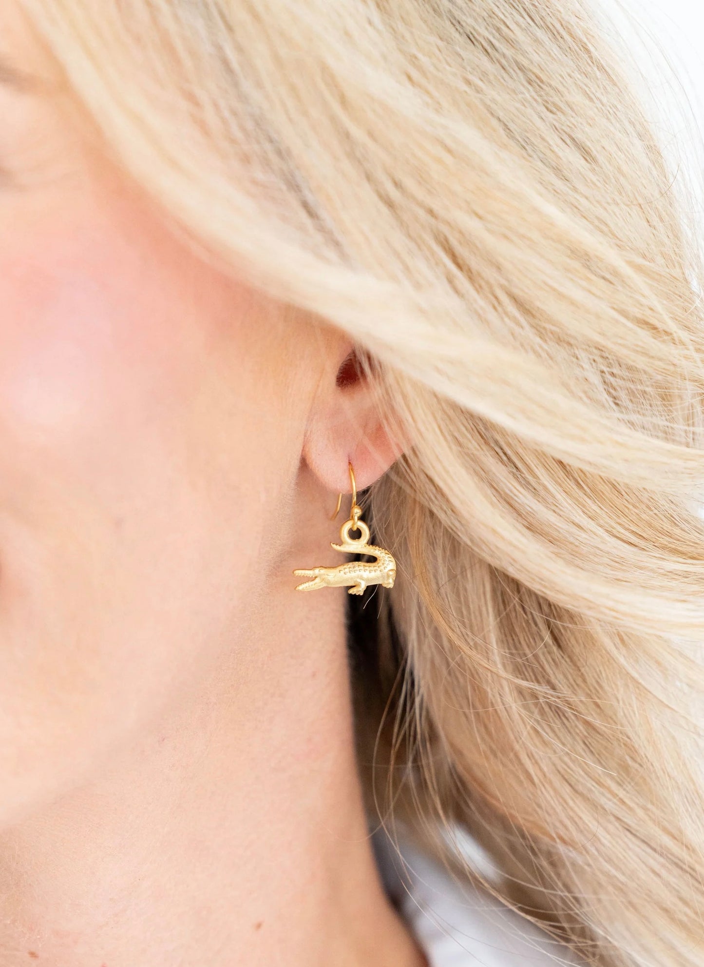 Alligator Drop Earrings