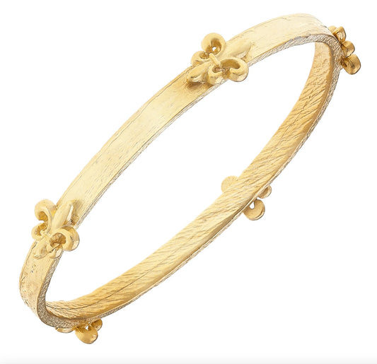 Fleur de Lis Bangle