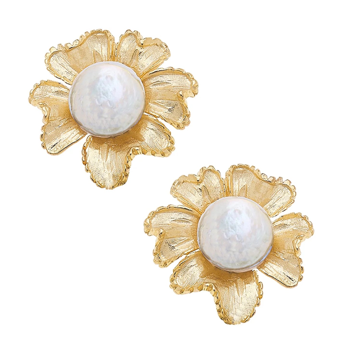 Marigold Pearl Stud